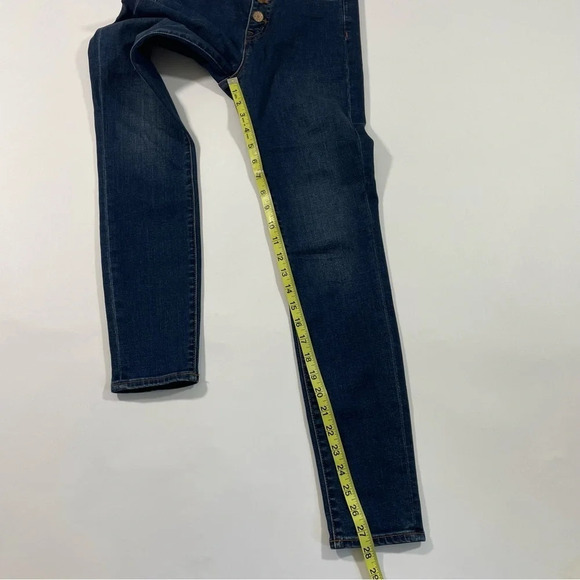 J Crew Mercantile High Rise Skinny Jeans Exposed Zipper J6583 - Picture 6 of 9